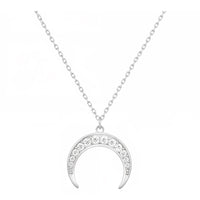 Mond Halskette in 925 Silber