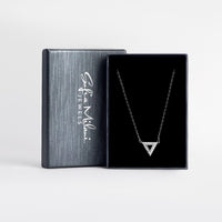 Dreieck Halskette in 925 Silber