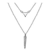 Dreieck Halskette in 925 Silber