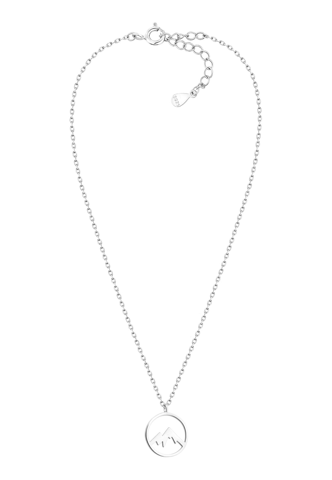 Berg Halskette in 925 Silber