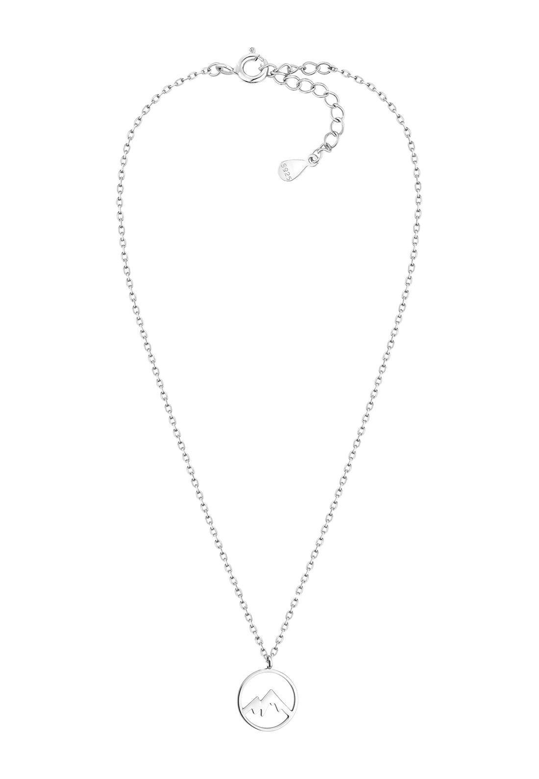 Vollansicht von Berg Halskette in 925 Silber von Sofia Milani - N0270