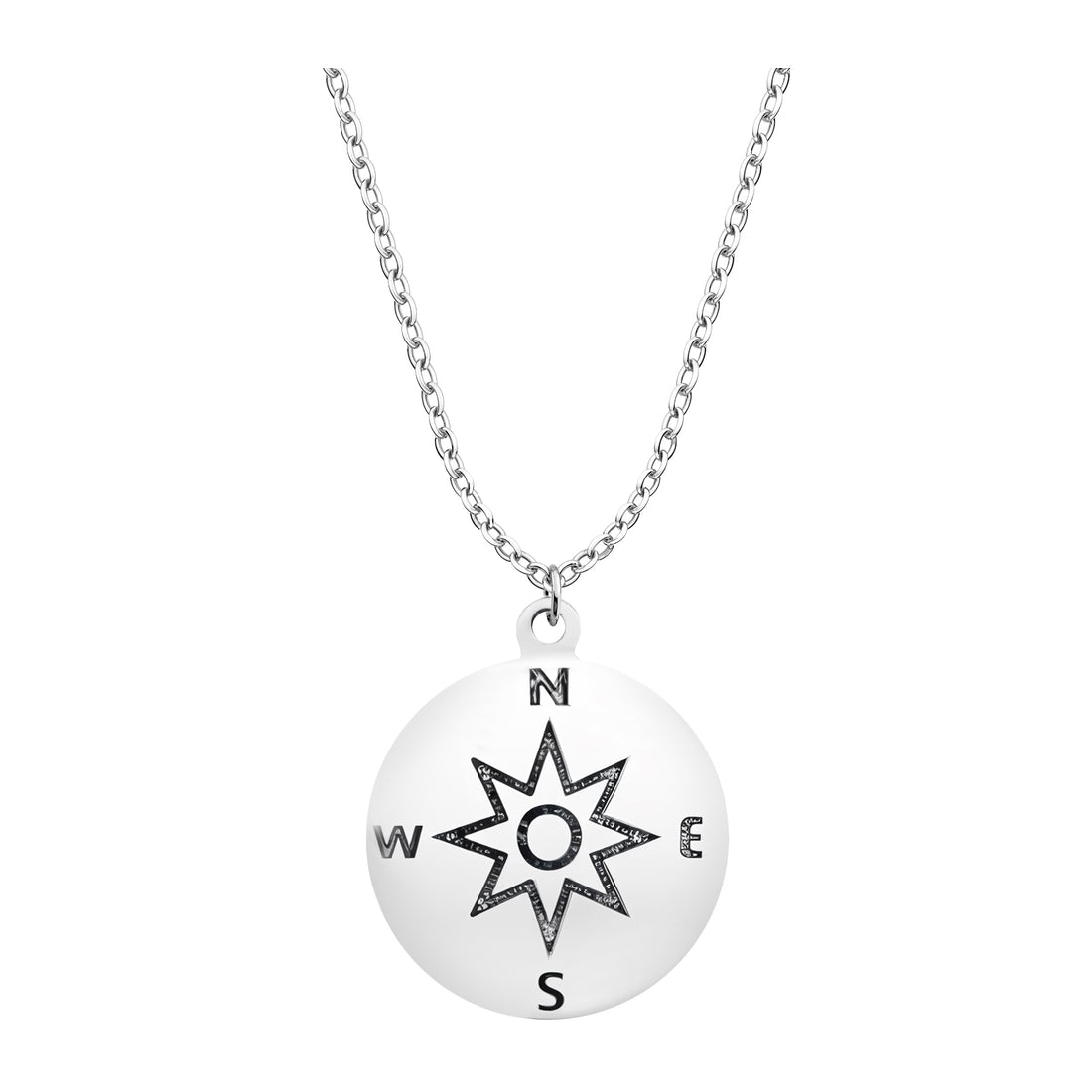 Welt Halskette in 925 Silber