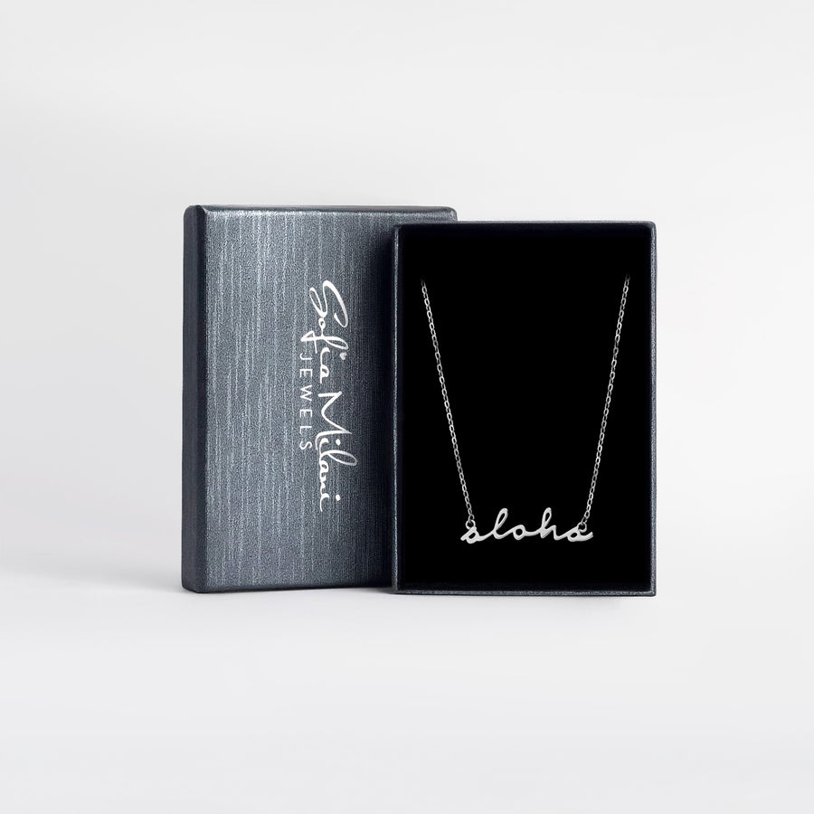 Aloha Halskette in 925 Silber