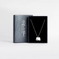 Elefant Halskette in 925 Silber