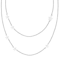 Stern Halskette in 925 Silber