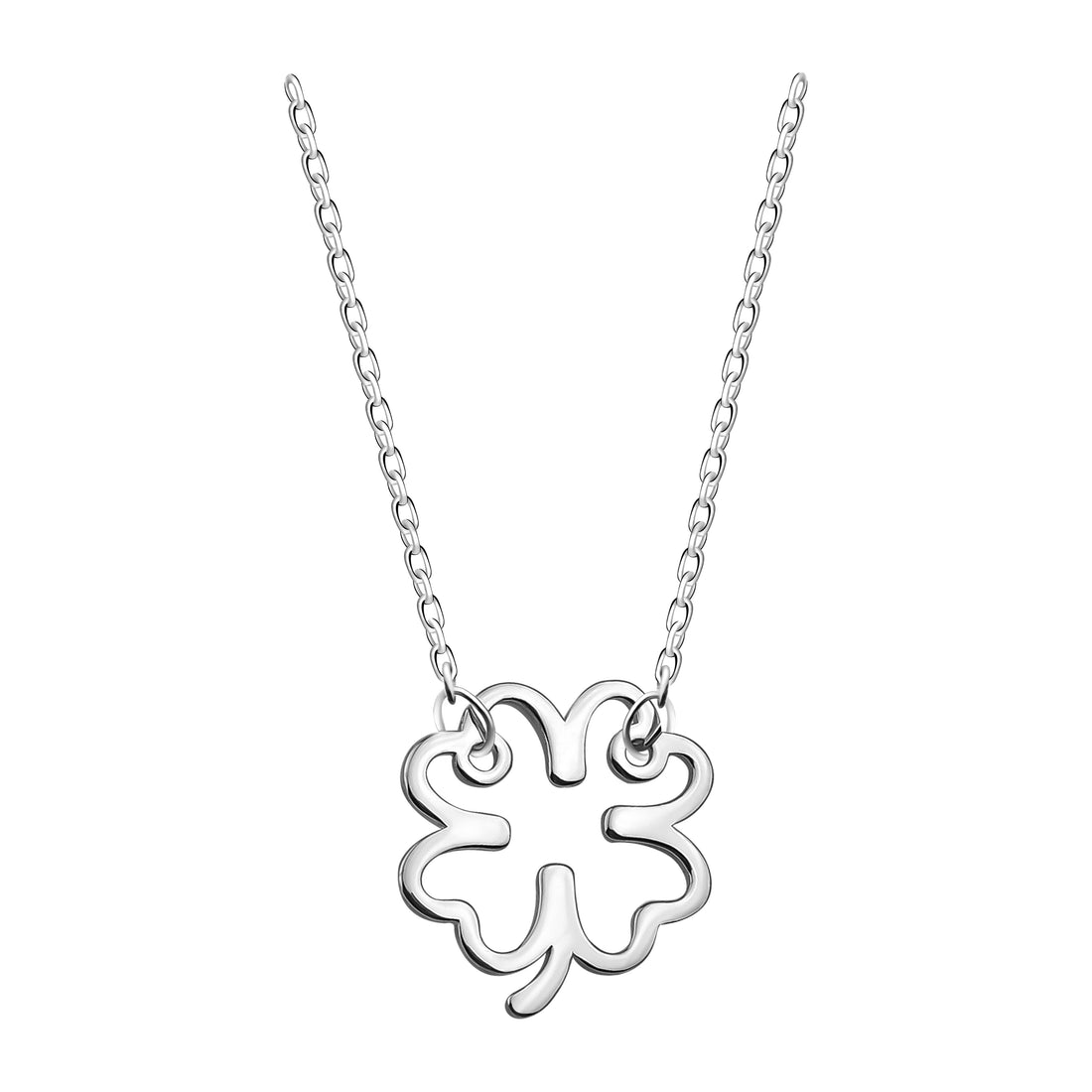 Blatt Halskette in 925 Silber