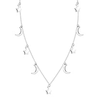 Stern Halskette in 925 Silber