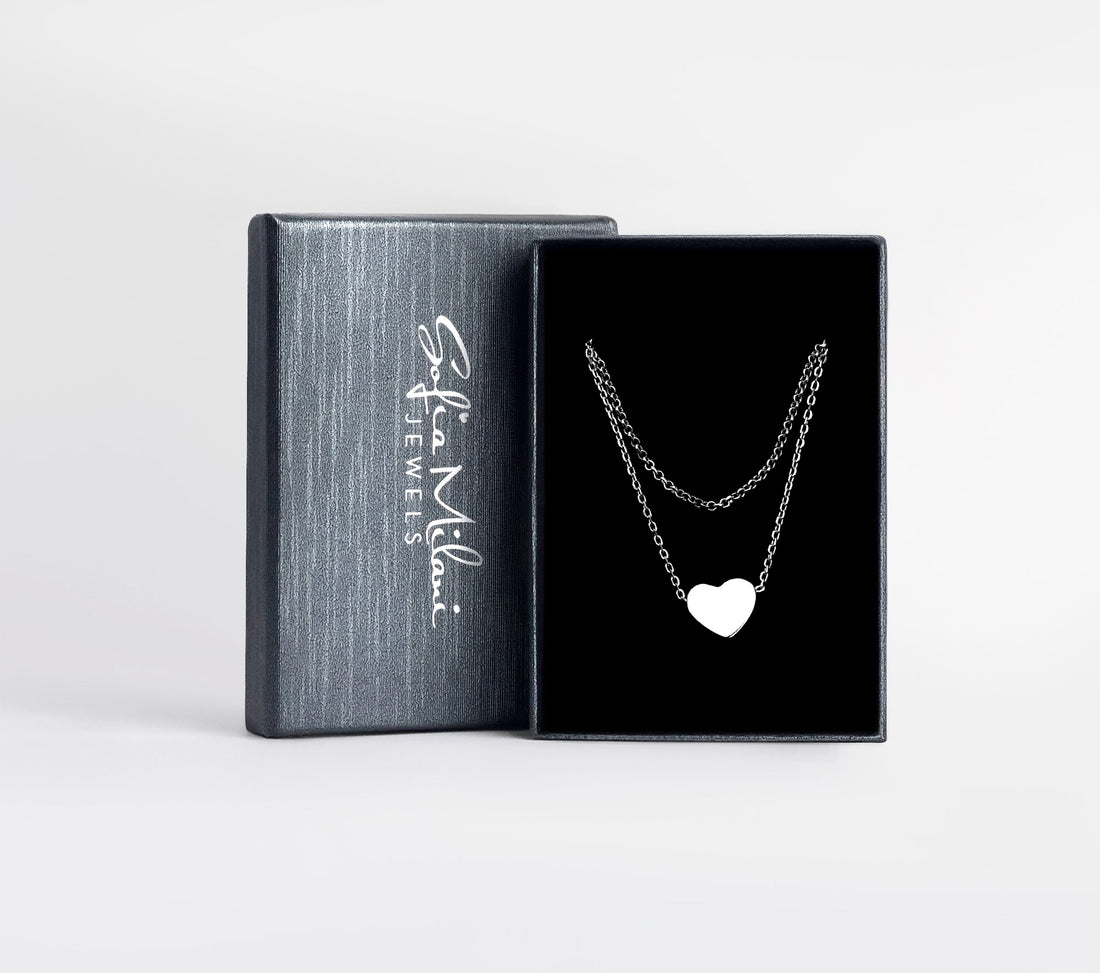 Herz Halskette in 925 Silber