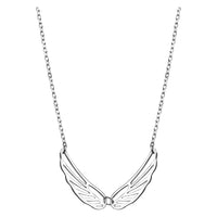 Flügel Halskette in 925 Silber