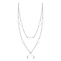Stern Halskette in 925 Silber