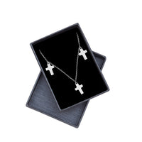 Kreuz Halskette in 925 Silber