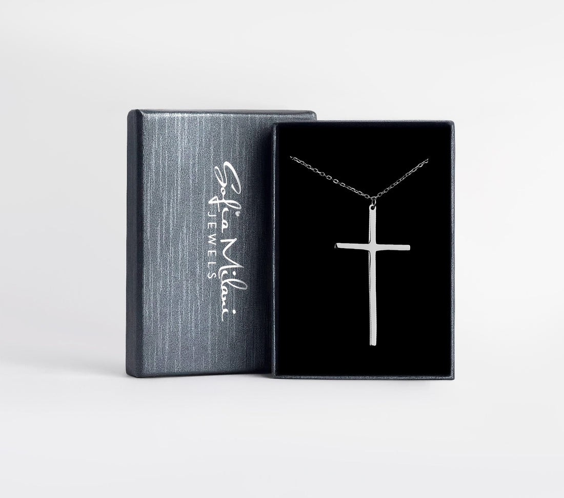 Kreuz Halskette in 925 Silber