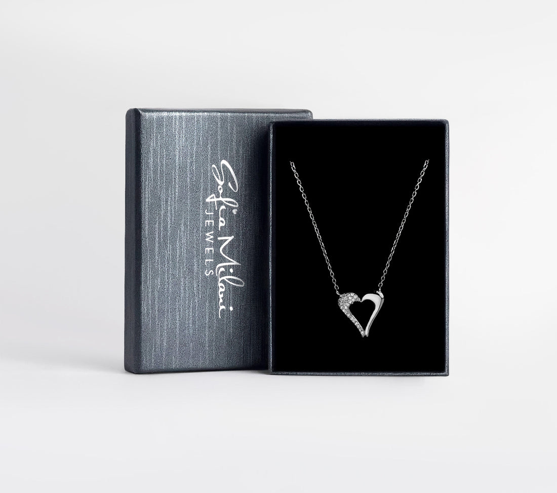 Herz Halskette in 925 Silber