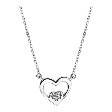 Herz Halskette in 925 Silber