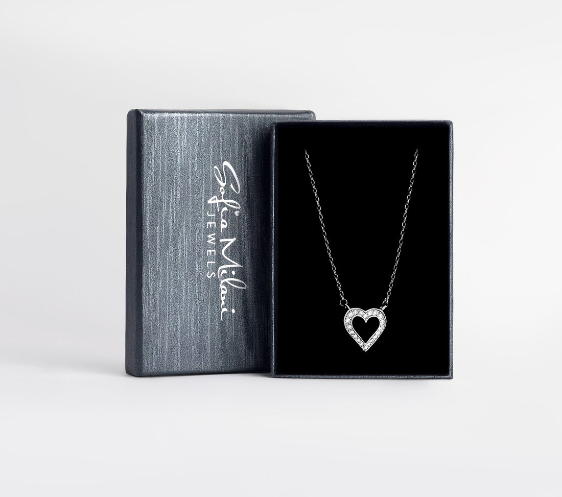 Herz Halskette in 925 Silber