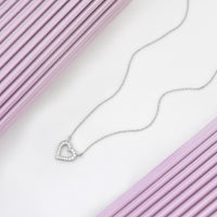 Herz Halskette in 925 Silber