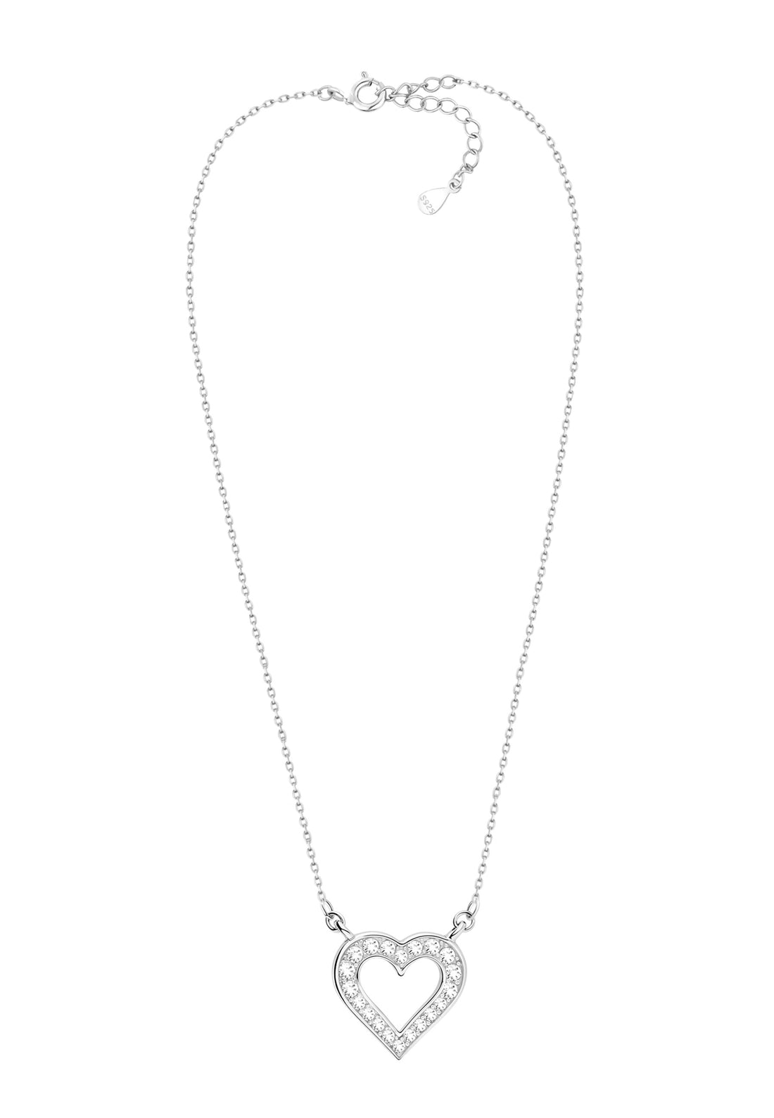 Herz Halskette in 925 Silber