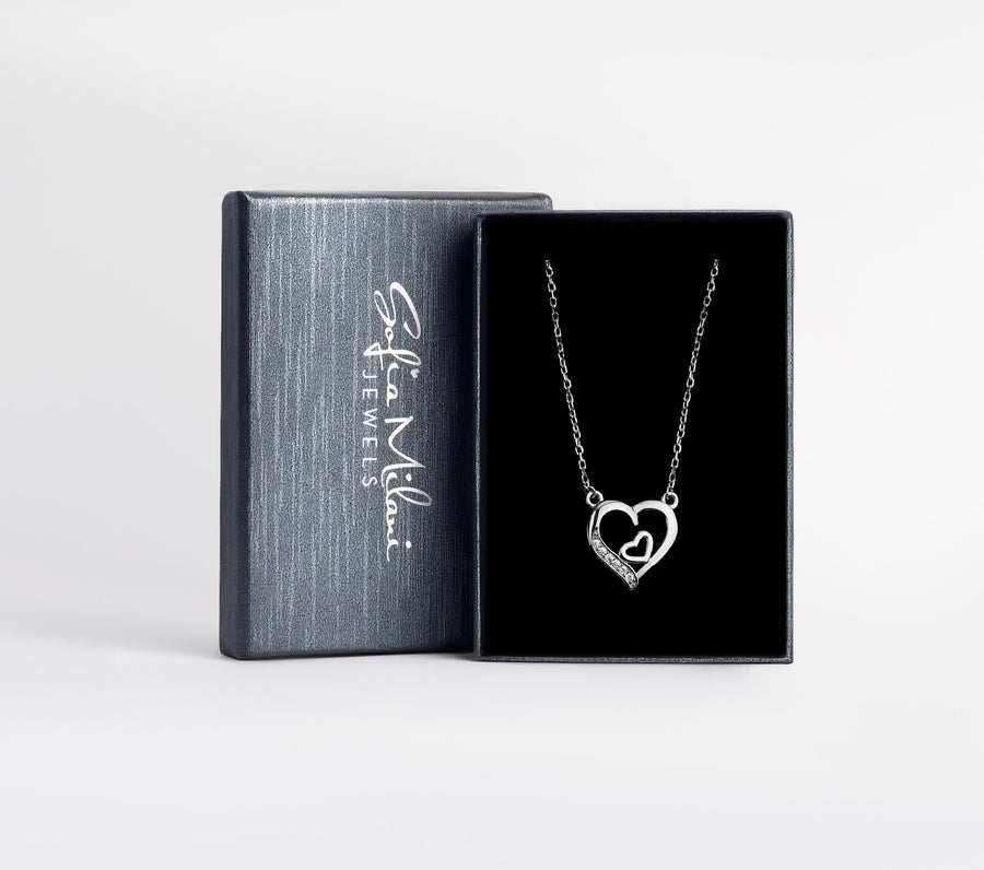Herz Halskette in 925 Silber