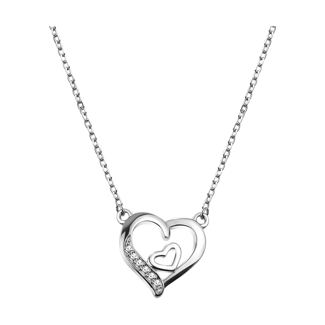 Herz Halskette in 925 Silber