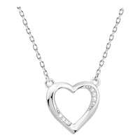 Hauptansicht von Herz Halskette in 925 Silber von Sofia Milani - N0307