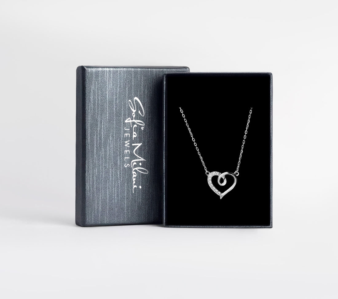 Herz Halskette in 925 Silber