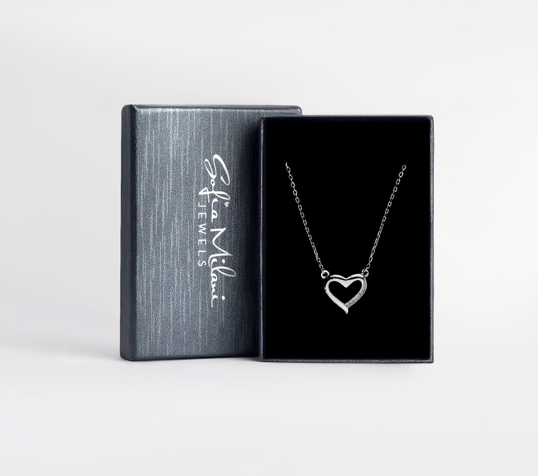 Herz Halskette in 925 Silber