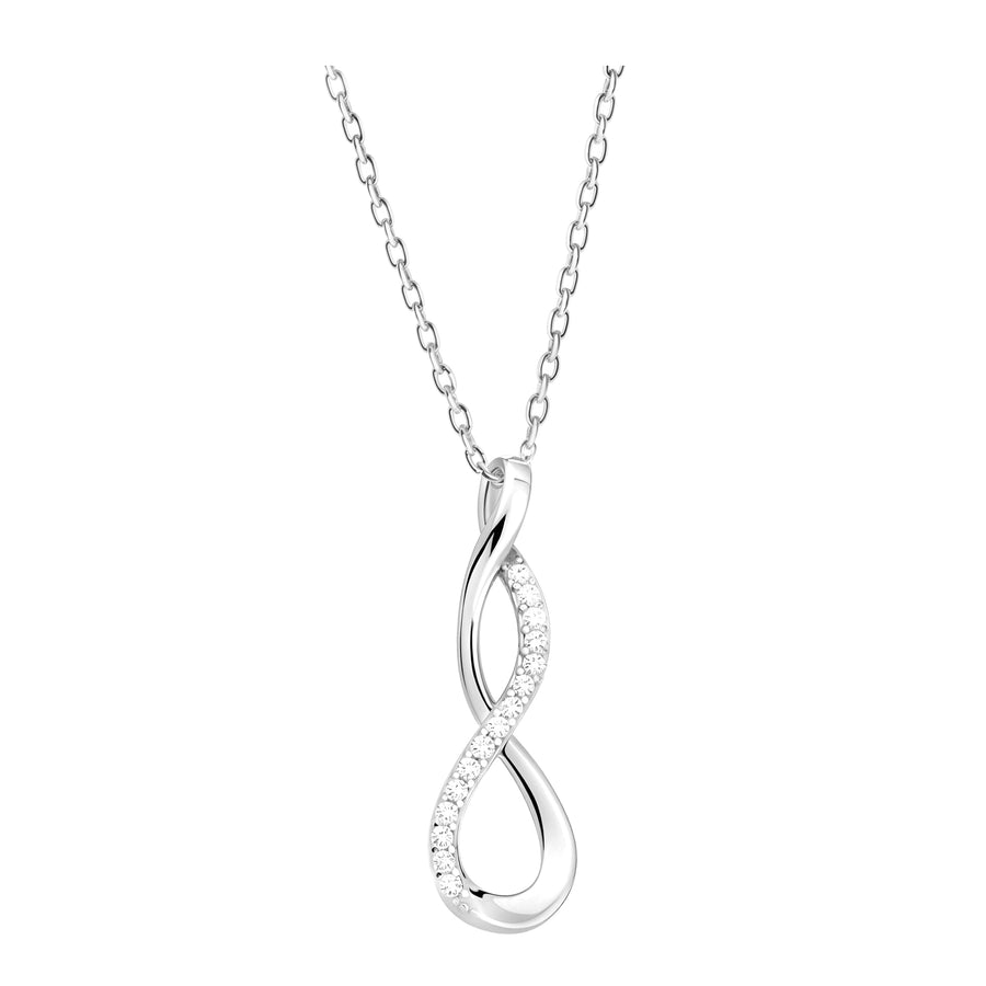 Hauptansicht von Unendlich Infinity Halskette in 925 Silber von Sofia Milani - N0311