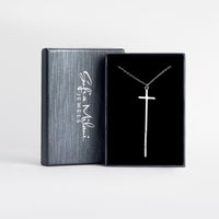Kreuz Halskette in 925 Silber