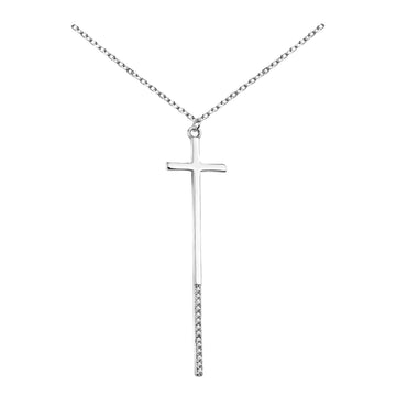 Kreuz Halskette in 925 Silber