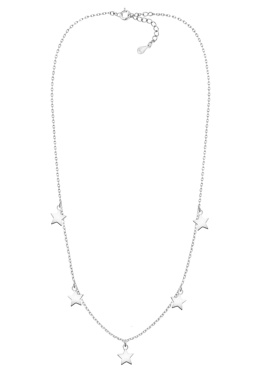 Stern Halskette in 925 Silber