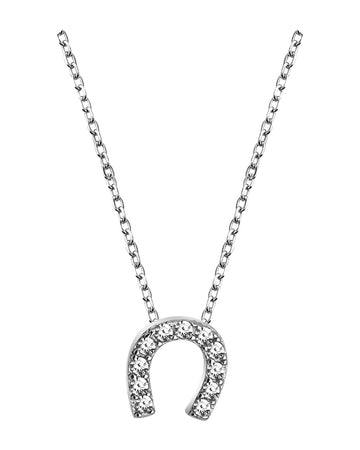 Hufeisen Halskette in 925 Silber