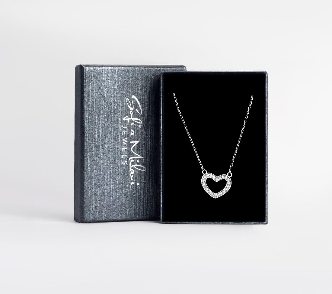 Herz Halskette in 925 Silber