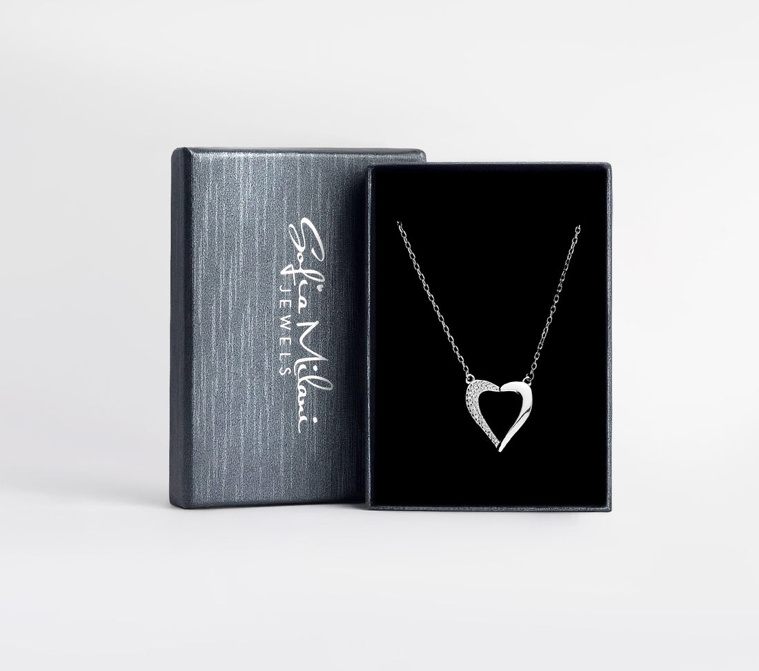 Herz Halskette in 925 Silber