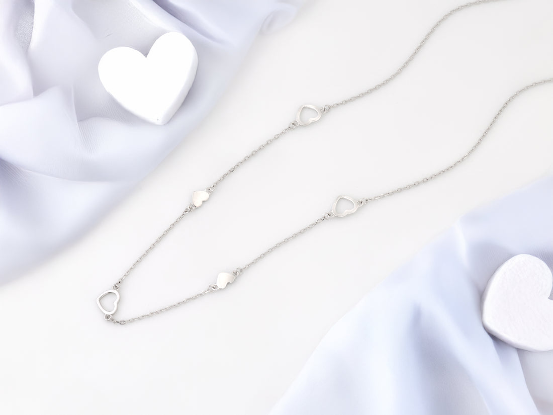 Herz Halskette in 925 Silber