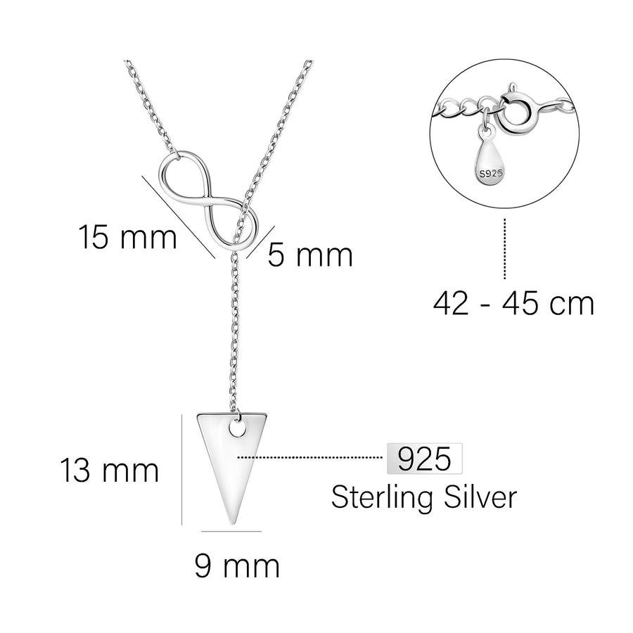 Unendlich Halskette in 925 Silber