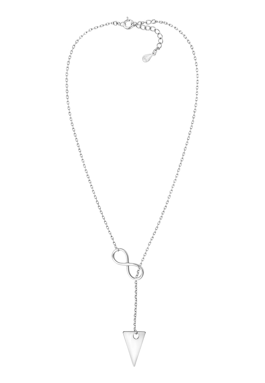 Dreieck Unendlich Halskette in 925 Silber