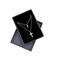 Kreuz Halskette in 925 Silber