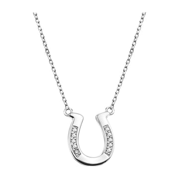 Hufeisen Halskette in 925 Silber
