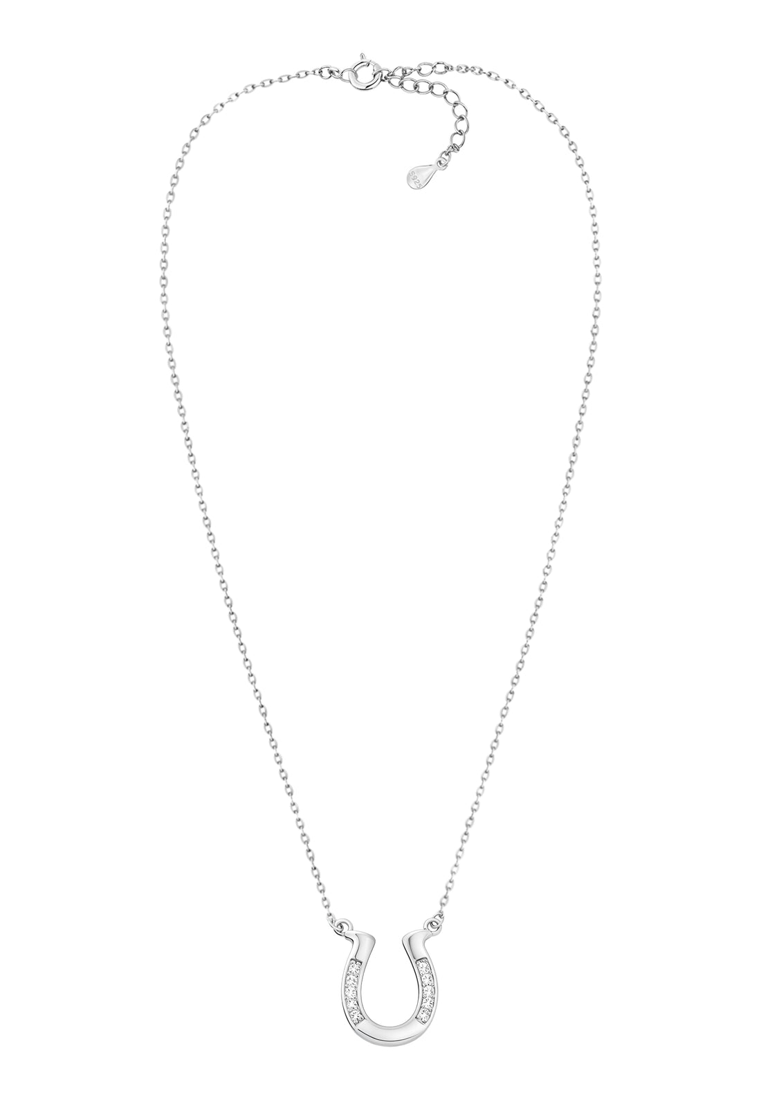 Hufeisen Halskette in 925 Silber