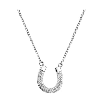 Hufeisen Halskette in 925 Silber
