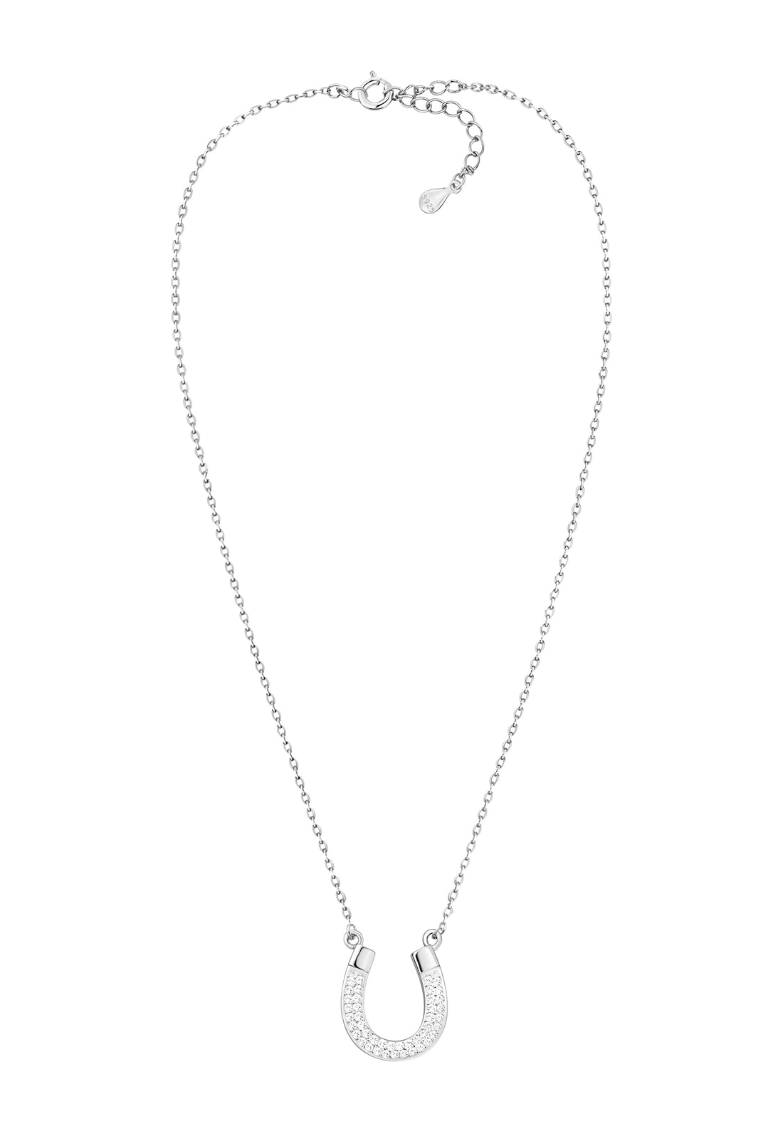 Hufeisen Halskette in 925 Silber
