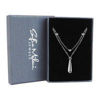 Stab Halskette in 925 Silber