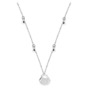 Muschel Halskette in 925 Silber