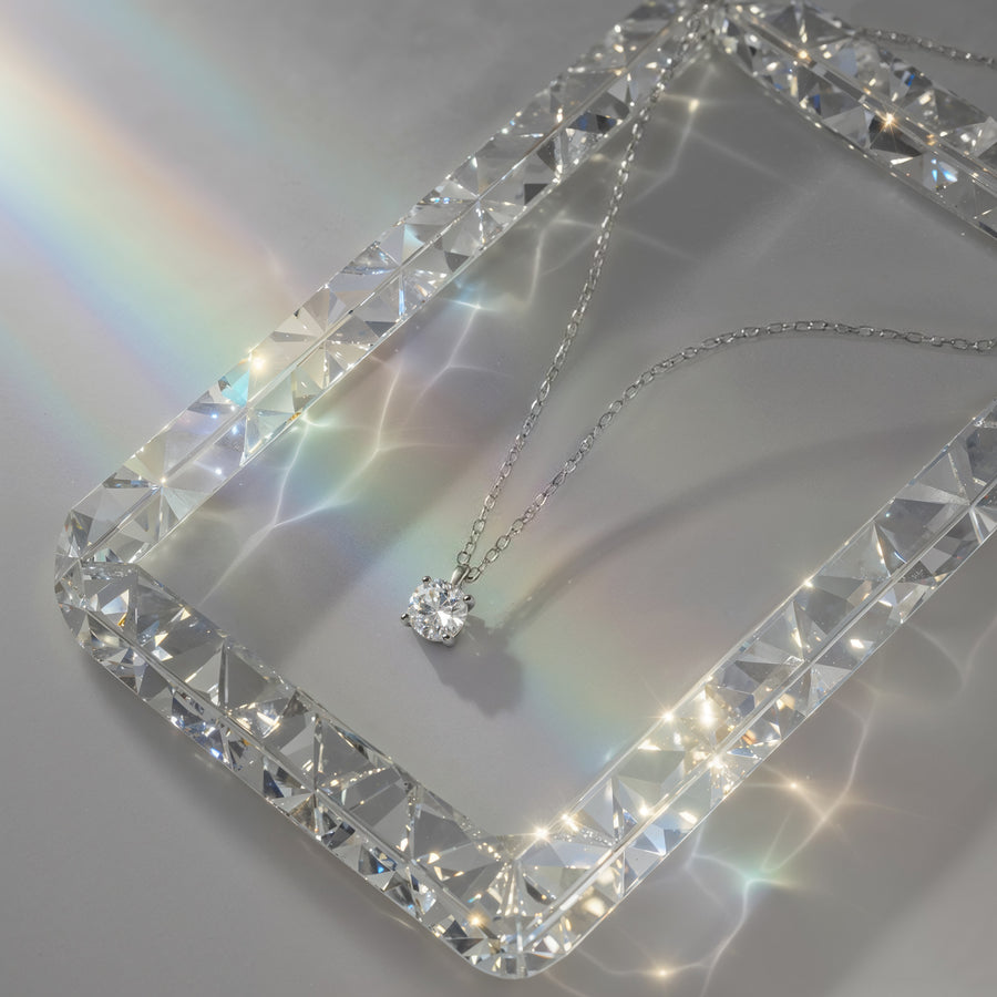Zirconia Halskette in 925 Silber