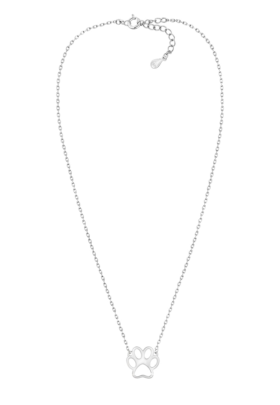 Pfote Halskette in 925 Silber