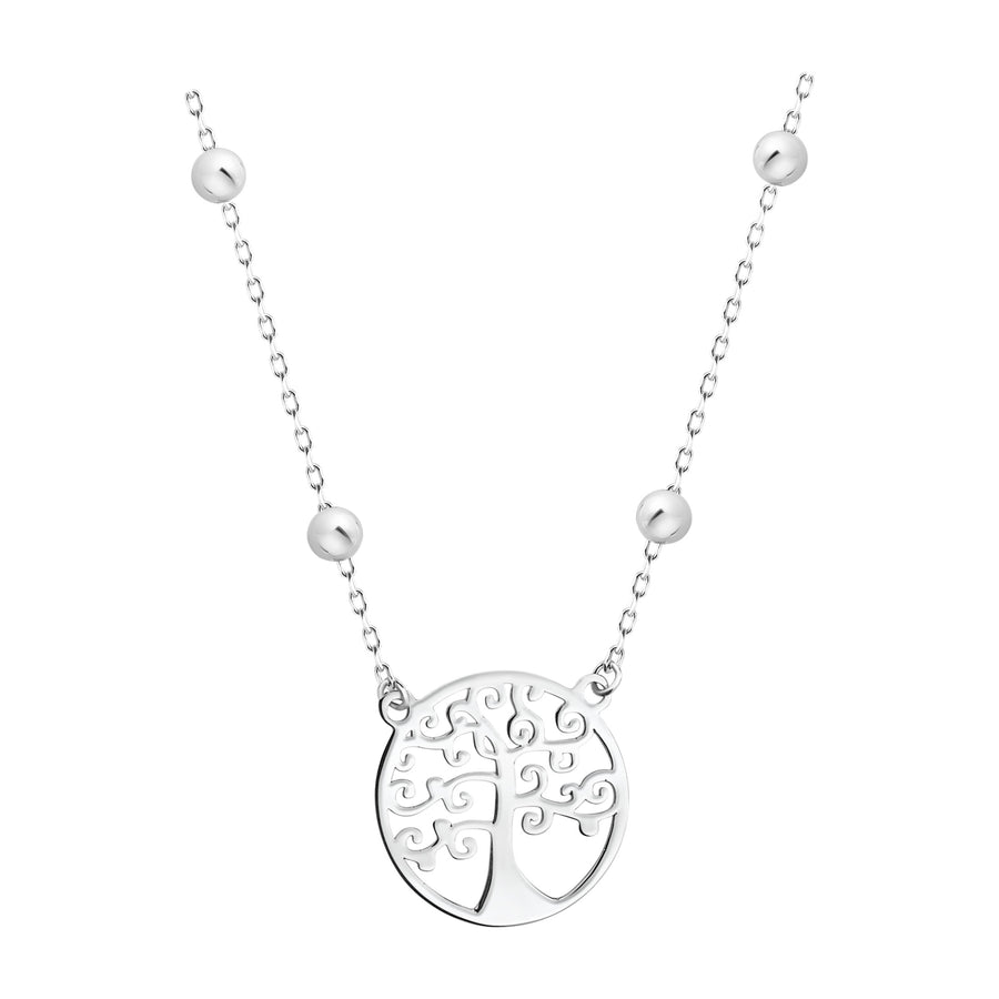 Baum Halskette in 925 Silber