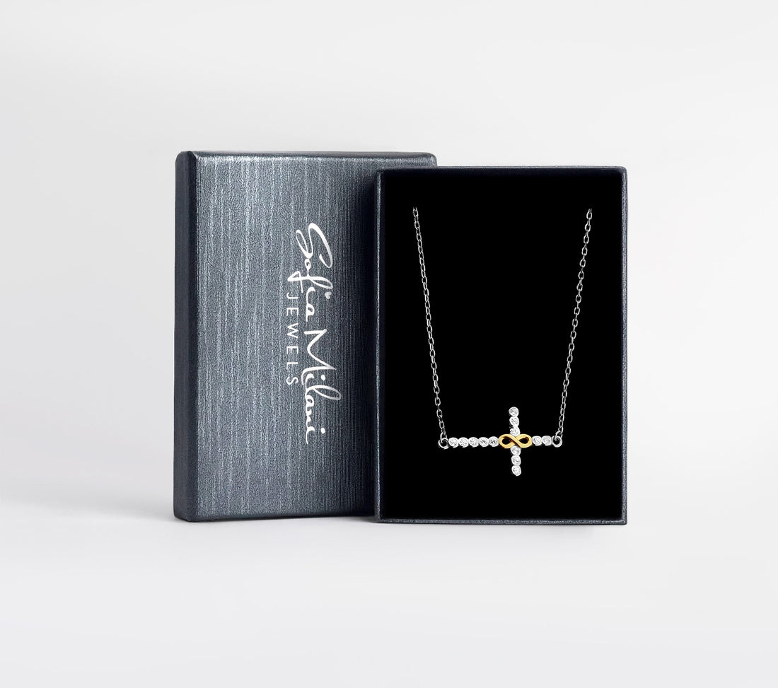 Kreuz Halskette in 925 Silber