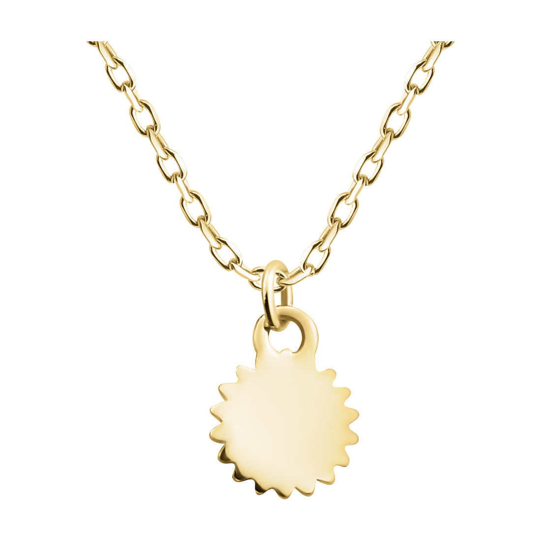 Sonne Halskette in 925 Silber