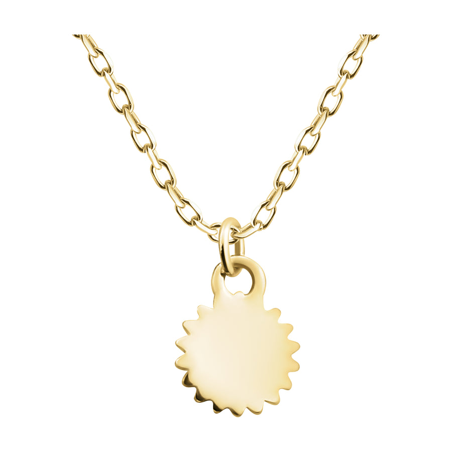 Sonne Halskette in 925 Silber