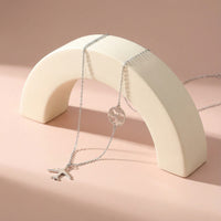 Welt Halskette in 925 Silber